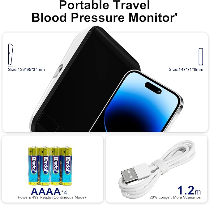 Automatic Upper Arm Blood Pressure Monitor for Home Use with 9-17in & 13-21in L/XL/Extra Large Cuff, Accurate Measurement Guidance, Portable Fit Big Arms BP Machine