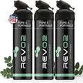 Oxygen Can | 98% Pure Portable Oxygen Bottle for Stress Relief, Focus, Breathing Support & Wellness | 10L Canister with Leak-Proof Mouthpiece & Trigger Lock for Travel - Eucalyptus Menthol 3 Pack