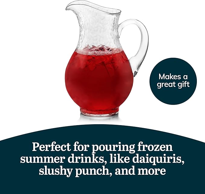 Libbey Yucatan Glass Pitcher, 86.9-ounce