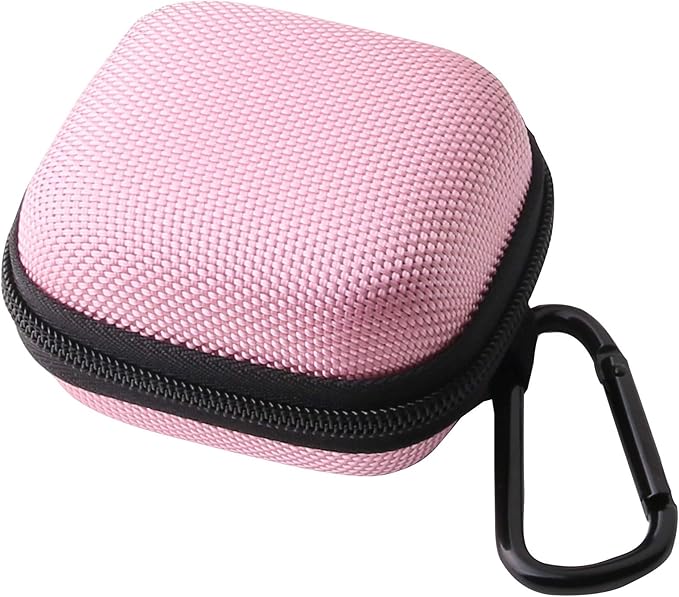 WERJIA Hard Storage Case for Fingertip Pulse Oximeter Blood Oxygen Fingertip Oximeter Case (Pink)