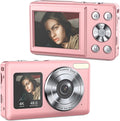 Digital Camera | with Dual Screen for Selfies | 48MP Kids Digital Camera with 18X Zoom | Autofocus 4K Vlogging Video Camera for Beginners | Anti-Shake Digital Cameras for Teens, Adults