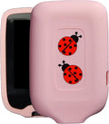 NEW! Premium Silicone Case with Cartoon Animal Patterns for Continuous Glucose Monitor-Freestyle Libre 3/ Freestyle Libre 2 (Ladybug/Pink)