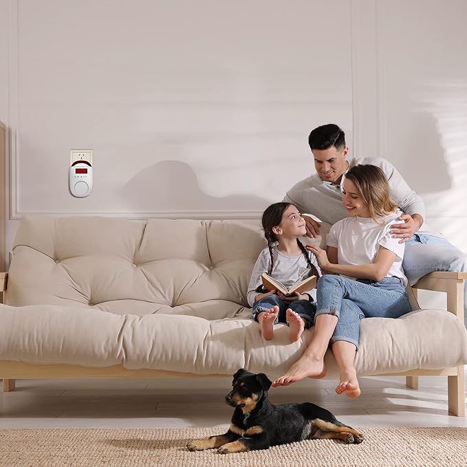 Gas Leak Detector for Home - Plug in Gas Detector for Home Natural Gas,Combustible Gas Detector for LNG, LPG, Propane, Methane