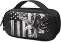 American Flag Eagle Diabetic Supplies Travel Case Insulin Pen Cooler Case Medication Insulated Organizer for Glucose Meter and Diabetic Supplies Diabetic Supplies Bag Carrying Cases