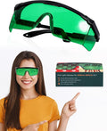 LIGHTMEUP Red Light Therapy Glasses Eye Protection Transparent Maintain Visibility Infrared Goggles Full Wrap-Around Design Adjustable Leg Suitable For Use With Infrared Red Light Therapy Devices