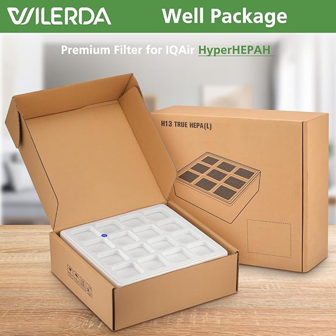 For IQAir HyperHEPAH Replacement Filter Compatible With IQAir Filter Replacement HeathPro Series Stage 3 F1 H13 True HEPA