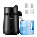 VEVOR Water Distiller, 6L / 1.6 Gallon Countertop Water Distiller for Home, 900W Distilled Water Maker with BPA-Free Plastic Container, 304 Stainless Steel Interior, Distilling for Drinking Water
