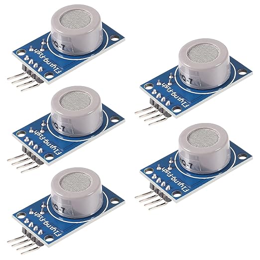 5pcs MQ-7 Gas Sensor Detector Monitor Module for Arduino Raspberry Pi ESP8266 MQ-7 5V DC (MQ-7)