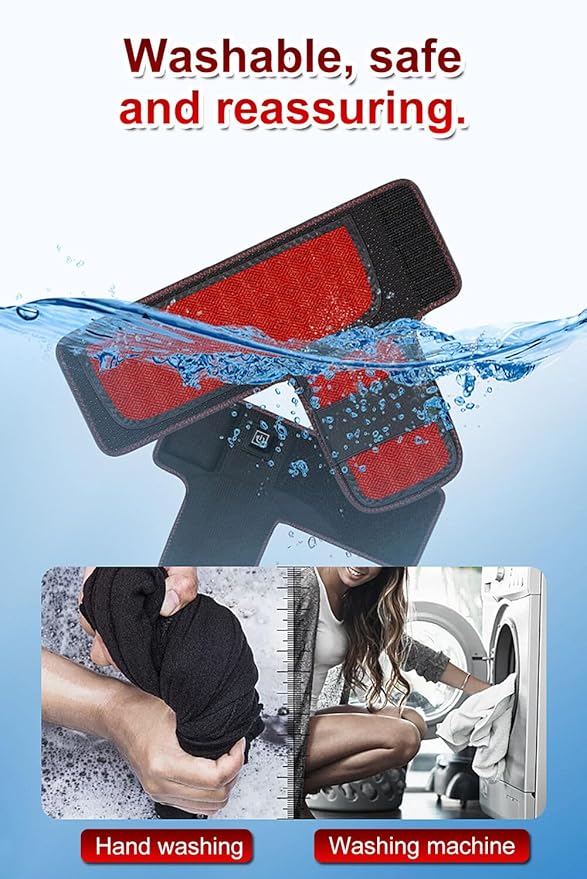 Ankle Support–Far Infrared Electric Heater,Ankle Sprain & Joint Care,Ligament Injury,USB Heating,Home/Office/Outdoor Use,Cold Resistance,Unisex,Black