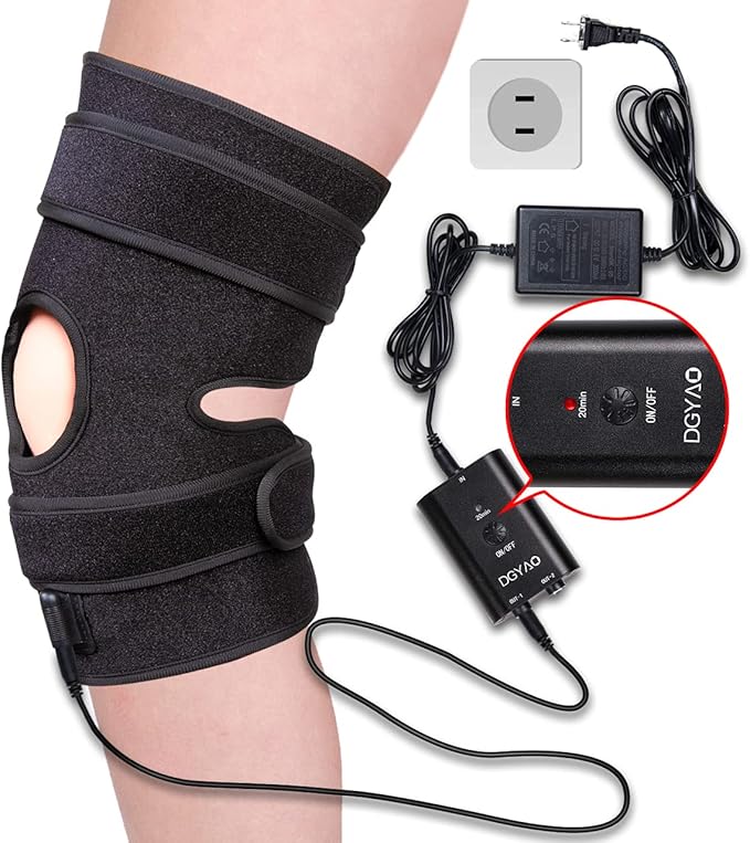 DGXINJUN Infrared & Red Light Therapy Devices for Joint Pain Relief Wrap Led 880nm Flexible Wearable Knee Elbow Pads Home Use FDA Cleared Benefits
