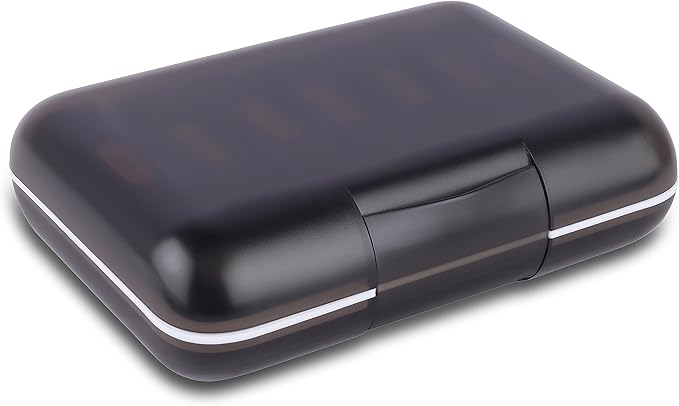 weekly pill organizer 3 times a day, portable travel pill box weekly with large compartments moisture-proof pill case for vitamin, Medicine, pills, supplements