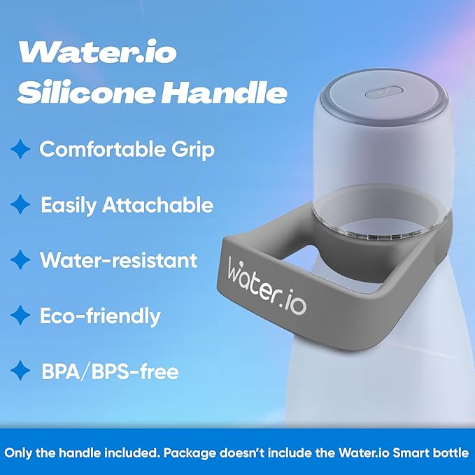 Smart Water Bottle Carrier Handle - Durable Bottle Handle with Innovative Design, Flexible Grip, and Easy Installation. Lightweight BPA/BPS Free Silicone for Comfortable Carrying