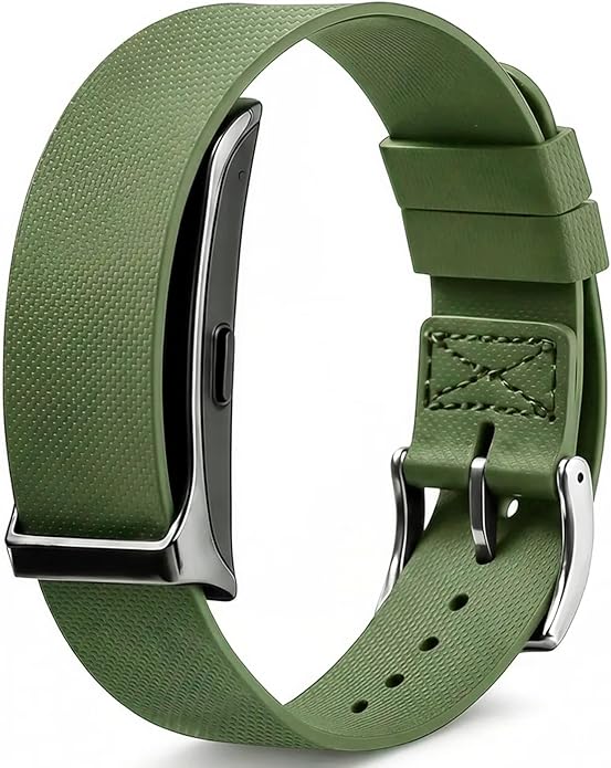 BlackPro for Hume Band Replacement Strap, FKM Rubber Loop Strap for HumeHealth Watch Band, Waterproof Adjustable Soft Fluororubber Rubber Wristband for Hume Smart Fitness Tracker