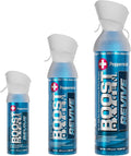 Boost Oxygen Revive Peppermint Collection | Large 10L, Medium 5L & Pocket Size 3L (3 Pack)