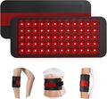 Comfytemp Red Light Therapy for Body, 14.4'' x 6.1'' Near Infrared Light Therapy Wrap, Wearable Flexible Soft Light Pad for Back Waist Belly Knee Joint Muscle, 660nm & Invisible 850nm(Corded)