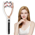 Face Massager Tool with Red Light, Facial Roller Skin Care Tool for Women, Rechargeable Face Roller for Facial Contour Massage, Beauty Device for Face, Neck, Arms & Legs, Portable for Home Use