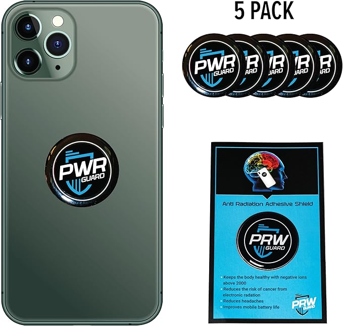 Protection Shield (5 Stickers) - Cell Phone Protection Shield - Laptops & Tablets - Protect Your Kids and Family
