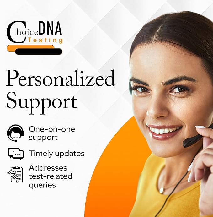 Choice DNA Full or Half Sibling DNA Test Home Kit, Sibling DNA Testing Kit with 4 Swabs Per Person, DNA Kit with All Lab Fees Included, Results in 2-6 Business Days
