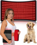 Comfytemp Red Light Therapy Pad for Body, Large Near Infrared Light Therapy Wrap with Timer, 32W Ligh Therapy Wrap with Band for Back Belly Leg Knee Thigh
