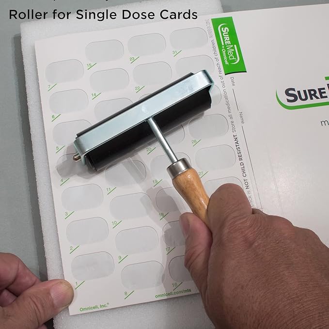 SureMed 31-Day Multi-Med Blister Card Sealing Brayer Roller