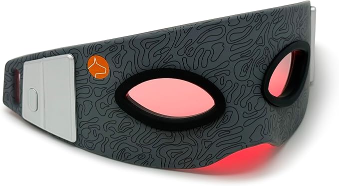 Red Light Eye Mask - Reduce Dark Circles & Wrinkles, Red Light Therapy for Under-Eye Treatment & Rejuvenation, Anti-Aging, Boost Collagen - Only 3 Minutes a Day