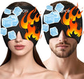 Valentines Day Migraine Relief Cap Gifts for Her Him,Headache Relief Cap Ice Pack Mask,Cold Eye Face Hat Cooling Gel Head Wrap for Tension,Stress,Hangover Gifts for Women Men Mom