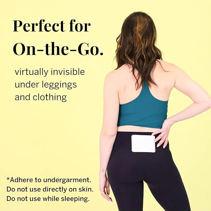 Pixie Period Cramps Menstrual Pain Relief Heat Patches - Lower Abdominal & Back Ache Therapy - Natural Alternative to Lidocaine ICY Hot - Up to 8 Hours - 3 Count Discreet Disposable Heat Pads