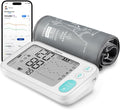 Checkme Blood Pressure Monitors for Home Use, Automatic Digital BP Machine with Bluetooth, Dual Display with 7 Days Trends, XL Size Cuff 8.7-17.7˝, 2 * 250 Storage, Dual Power Supply, Voice Broadcast
