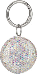 Keychian Pill Holder Round Pill Organizer Key Chain Tiny Pill Case Portable Small Medicine Container for Ring Earplugs Coin (Colorful)