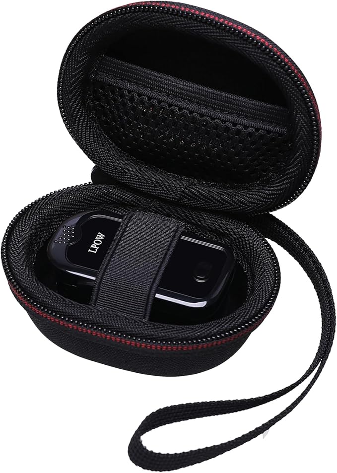 XANAD Pulse Oximeter Case for Zacurate, Innovo, Vibeat, iHealth, Santamedical, Children Fingertip Pulse Oximeter Blood Oxygen Saturation Monitor.Case Only (Black