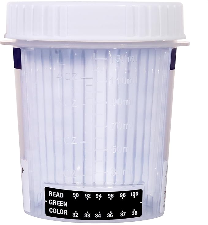 DrugTect Multi-Drug Rapid Urine Test Cup | 2 Pack | 14 Panel CLIA Waived Marijuana Fentanyl Drug Test Cup with 6 Adults for AMP,BAR,BUP,BZO,COC,FYL,MDMA,MET,MOP|OPI,MTD,OXY,PCP,TCA,THC (2)