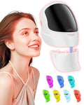 Red Light Therapy for Face- LED Light Therapy Mask Skin Care Mask,Cordless LED Face Mask face & Neck Red & Infrared Lights Masks Wavelength,USB C Rechargeable for Home Use Working Travel Yoga