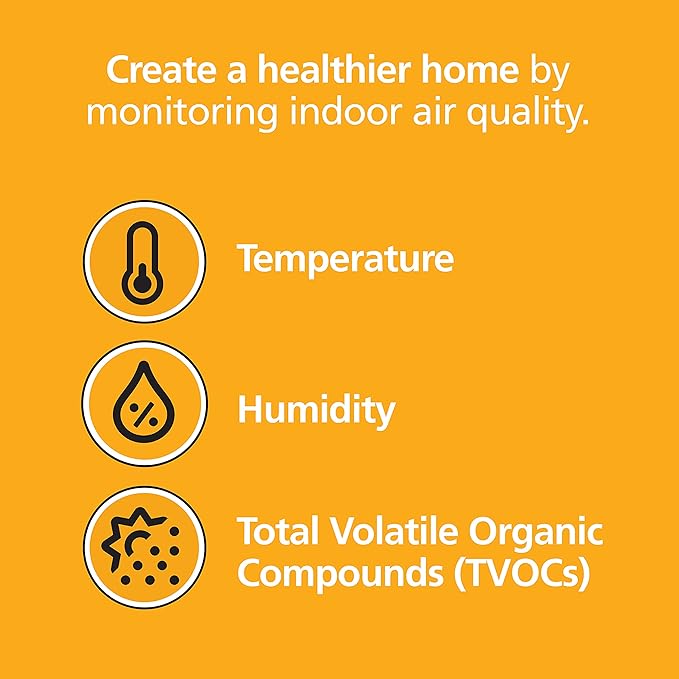Kidde Smart Carbon Monoxide Detector & Indoor Air Quality Monitor, Plug In Wall, WiFi, Alexa Compatible Device, Voice & App Alerts