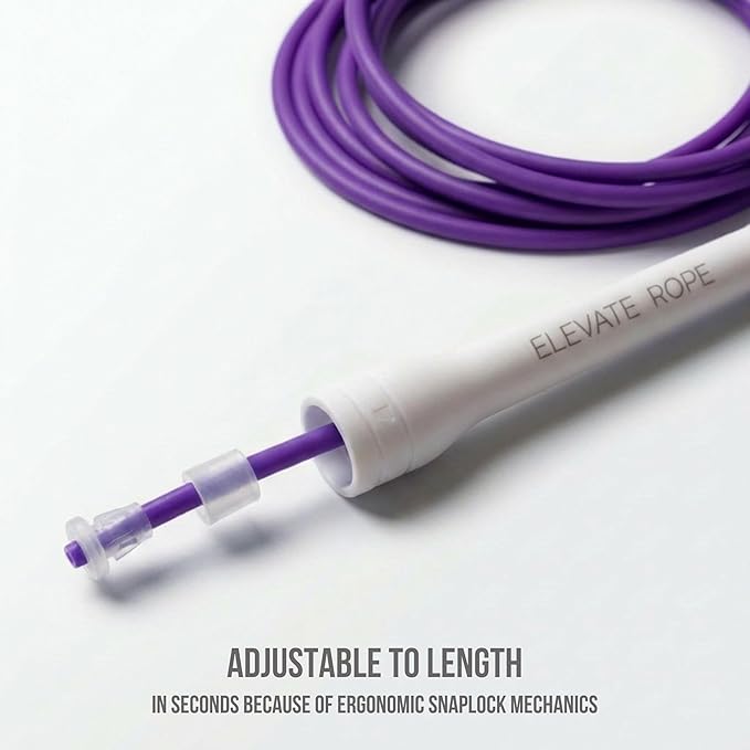 Elevate Rope Professional Beaded Jump Rope - 3m Adjustable, Quality Beads & Poly Cord - For Freestyle, Cardio & Tricks - All Levels & Indoor/Outdoor Use