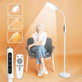 PRIMETEK Light Lamp, Dual Control with Remote & Touch Screen, 10000LUX, Adjustable Neck, Multi-Purpose, Portable, LED Light Technology, 5 Color Temperatures & 10 Brightness Levels, UV-Free