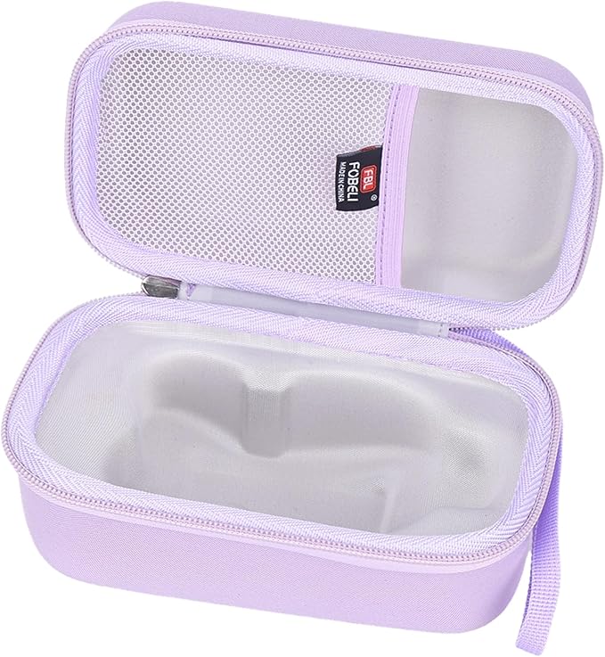 FBLFOBELI Hard Travel Case for NuFACE MINI+ Starter Kit, Hunvva EP-300 Mini Microcurrent Facial Device (Case Only) (Purple)