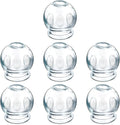 7 Pcs Glass Cupping Set with Finger Grips, Traditional Chinese Fire Cupping Therapy Jars for Back Muscle Tension Relief, Ventosas para Masaje Muscular (2.36X2.16X2.16In)