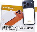 WAVEBLOCK EMF Blocker for Cell Phone - Made for iPhone 17 Pro - The Only Patented, Real Scientifically Backed, Lab-Tested 5G-Shield Sticker to Protect You & Your Loved Ones - USA Made White