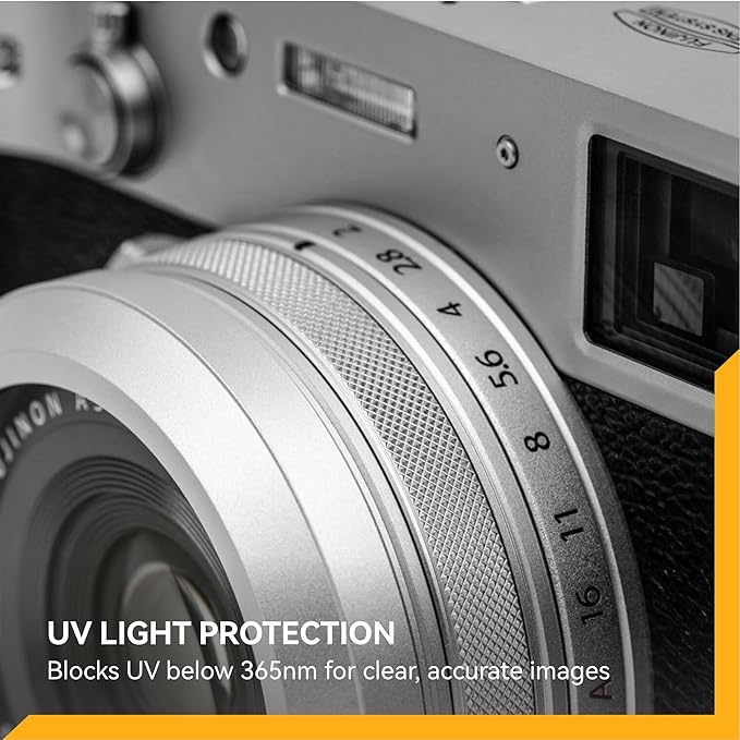 NiSi NC UV Filter for FUJI FUJIFILM X100VI / X100V / X100F / X100T / X100S / X100 - 49mm Lens Protector Camera Filter (Black)
