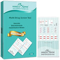 Easy@Home Multi-Drug Screen Test: 2 Pack Urine Drug Tests Kit, Testing AMP/BZO/COC/THC/MET/MOR/BAR/MDMA/PCP/MTD, Instant Drugs Test Kits Including Sensitive Marijuana Test, #EDOAP-3104