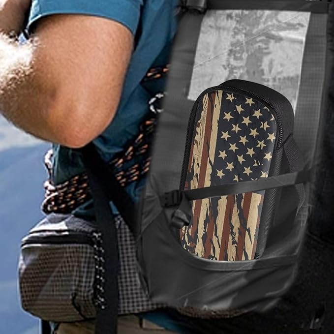 American US Flag Insulin Pen Cooler Travel Case Waterproof Diabetic Medication Insulated Cool Organizer for Insulin Pen and Other Diabetic Supplies Easy to Use & Carry