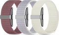 3-Pack Nylon Loop Sport Replacement Bands Compatible with Hume Health Band, Soft Breathable Adjustable Wrist Band for Hume Band Replacement Strap Wristband for Fitness Tracker Women Men