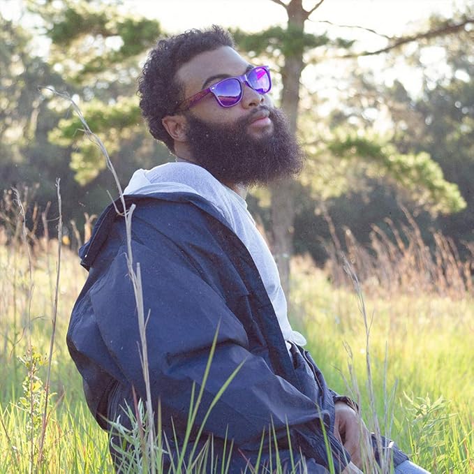 Purple Color Therapy Glasses for Chakra Healing, Chromotherapy, and Mood
