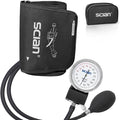 SCIAN Manual Blood Pressure Cuff - Aneroid Sphygmomanometer with European Cuff 12.6-20.8" and D-Ring, Come with Carrying Bag for Nurse Doctor Senior Adult, Black-Large Cuff