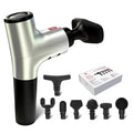 Master Massage Nova Vibration Personal Deep Tissue Massage Gun, Sliver 7 Heads-G