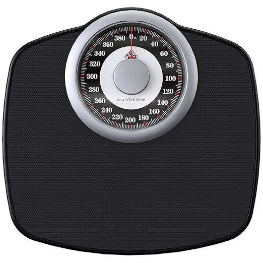 Zeno A25 Scales for Body Weight - Up to 400 LB - New - 5.3" Dial on 12.4" x 10.2" Platform - Anti-Skid Rubber Surface - Bathroom Scale Analog - Durable with 20-Year Assurance