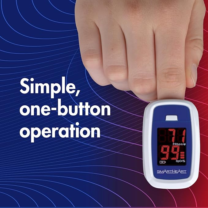 SmartHeart Fingertip Pulse Oximeter 1 Each 11-50K