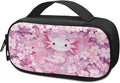 Axolotl Cherry Blossom Insulin Cooler Bag Insulated Diabetic Medication Organizer Carrying Protection Case with Handle for Insulin Pen, Test Strips, Lancets, Needles