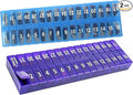AM/PM 31 Day Once-a Day Monthly Pill Planner Organizers - Large Compartment Pill Boxes Store Medications for Entire Month Plus Compartment for Extra Pills (AM/PM Blue & Purple)