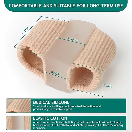Bunion Corrector for Women Big Toe, Silicone Toe Separators for Women, Spacers Bunion Correctors for Overlapping Toes, Hammer Toes Straightener Alignment Relieve Foot Pain